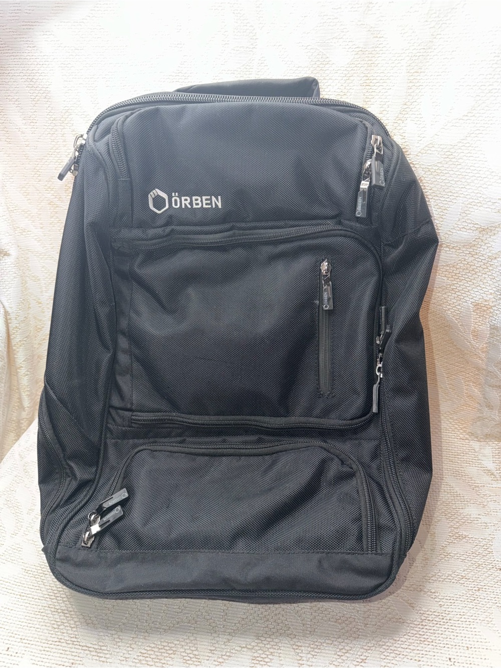 Örben Black Men's Business Padded Backpack weekender business